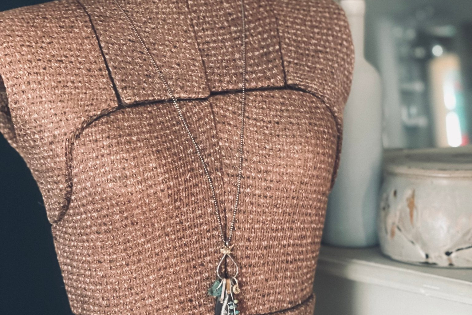 African Turquoise | Forager Necklace | Ready to ship - cameraSHY cove