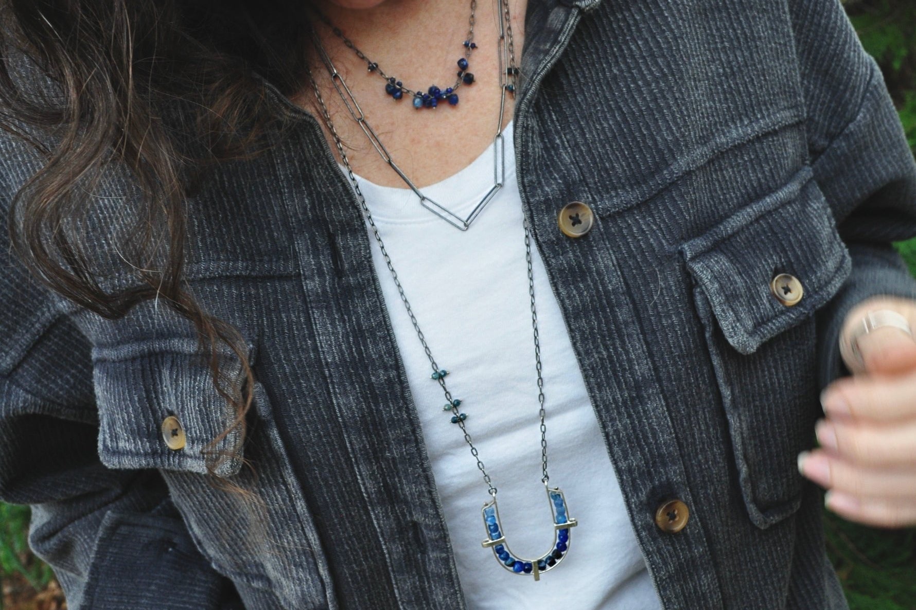 Amethyst | Ravine Necklace | Ready to Ship - cameraSHY cove