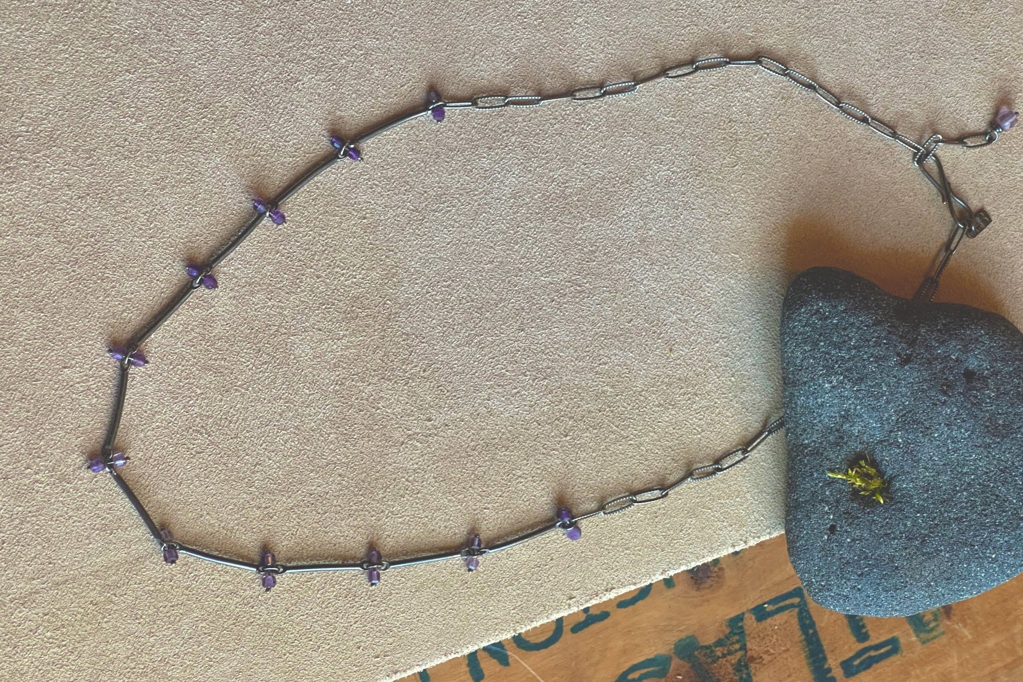 Amethyst | Stix Necklace | Ready to Ship - cameraSHY cove