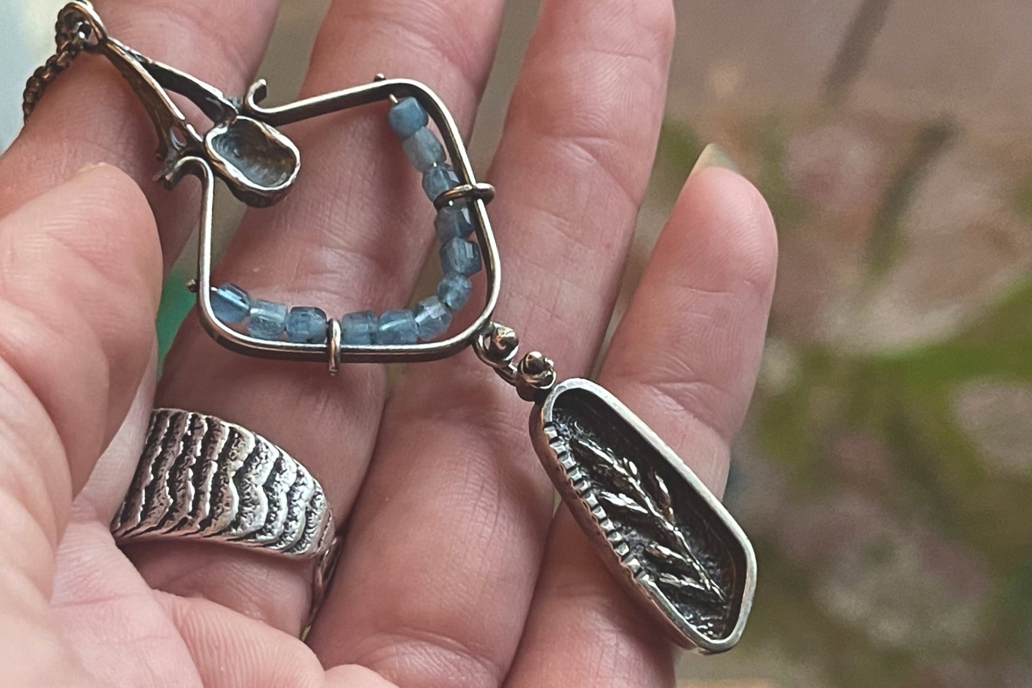 Aquamarine | Naturalista Necklace | Ready to Ship - cameraSHY cove