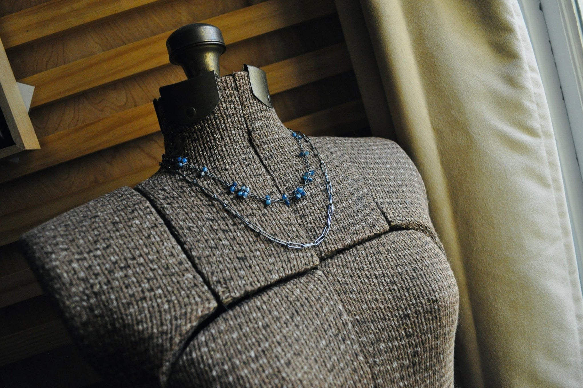 Aquamarine | Wild Oats Necklace | Made to Order - cameraSHY cove