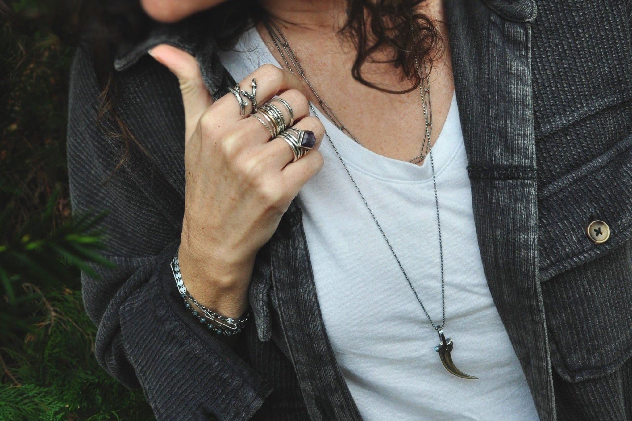 Claw Necklace | Ready to ship - cameraSHY cove