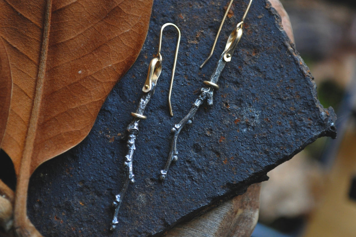 Dogwood Twig Earrings | Ready to Ship - cameraSHY cove