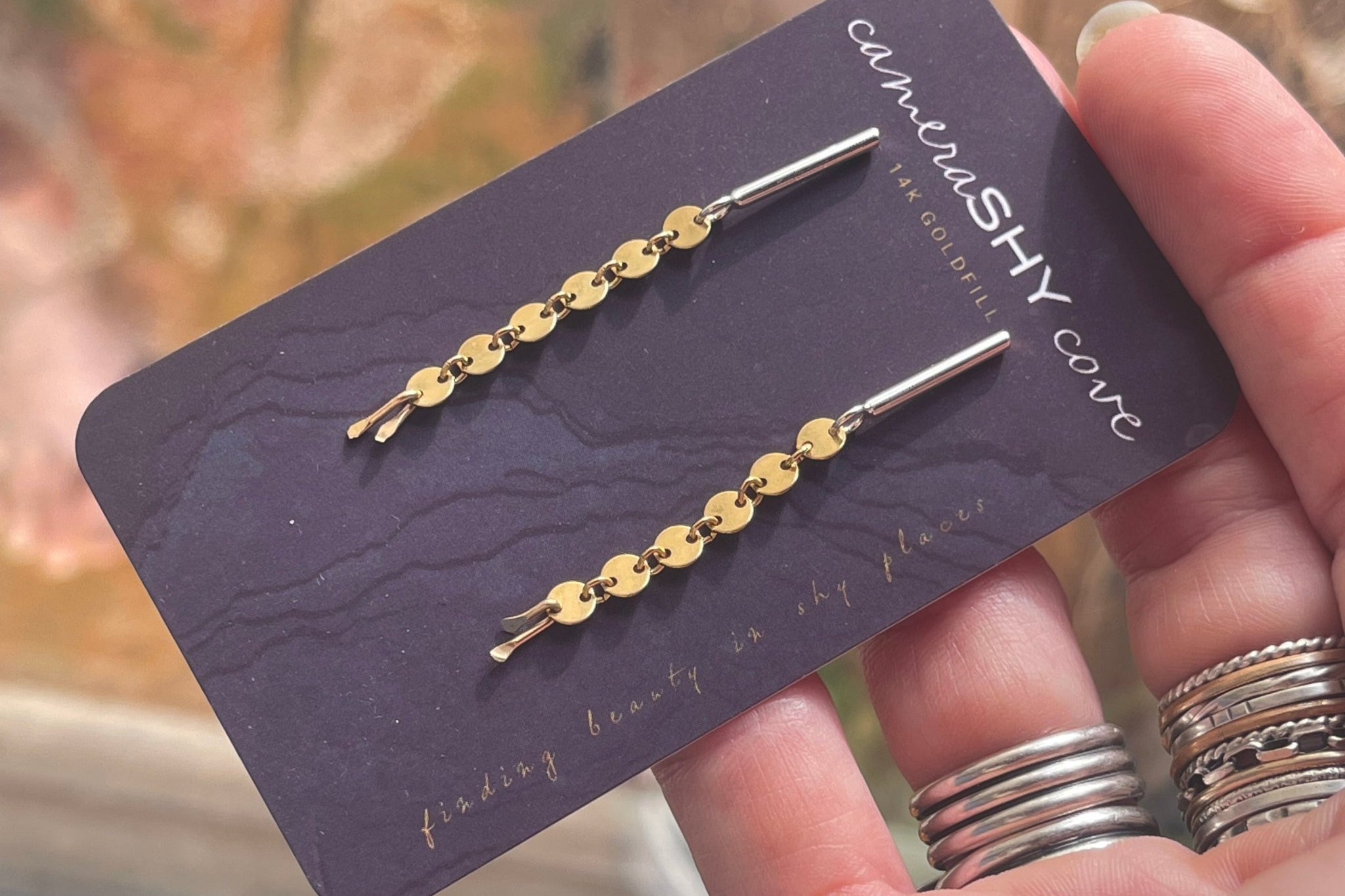 Fringe | Mixed Metal Earrings - cameraSHY cove