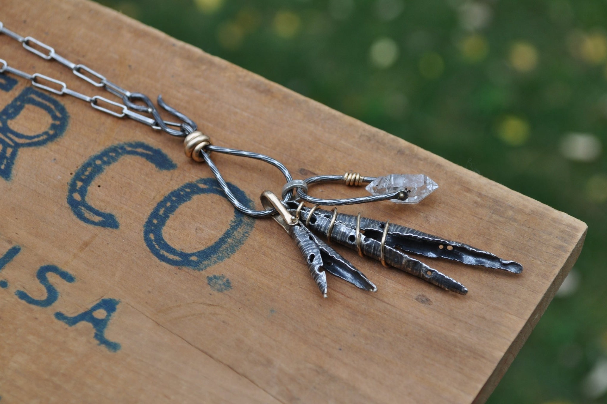 Herkimer Forager Necklace | Made to order - cameraSHY cove