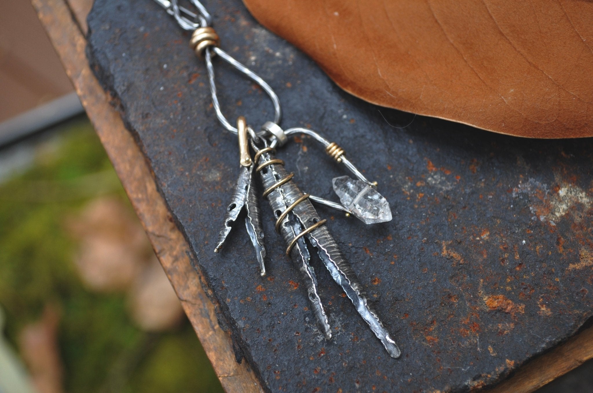 Herkimer Forager Necklace | Made to order - cameraSHY cove