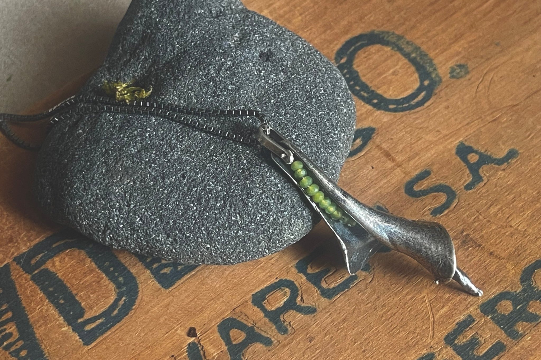 Jade | Beachcomber Necklace | Ready to Ship - cameraSHY cove