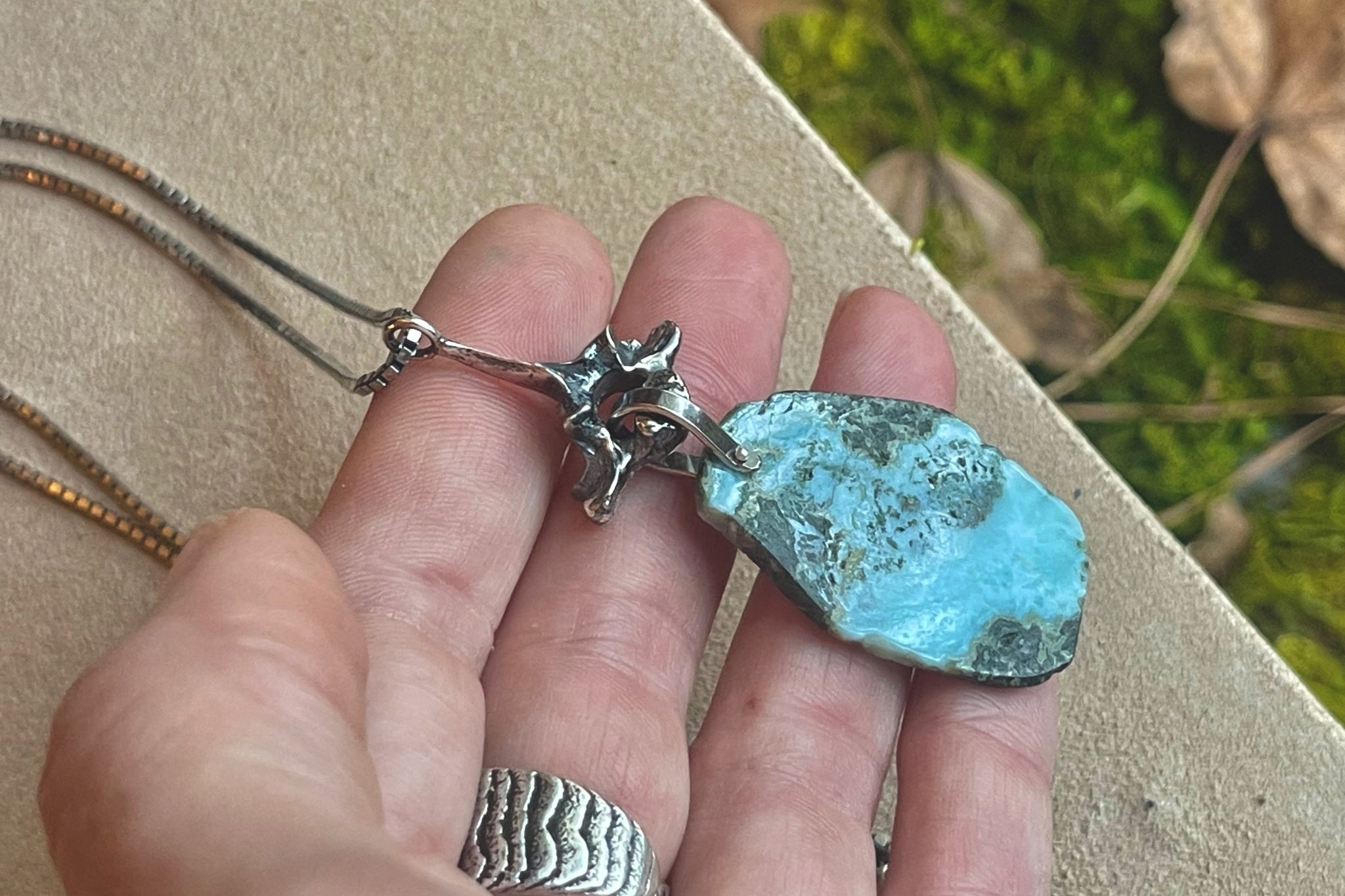 Larimar | Graves to Gardens Necklace | Ready to ship - cameraSHY cove