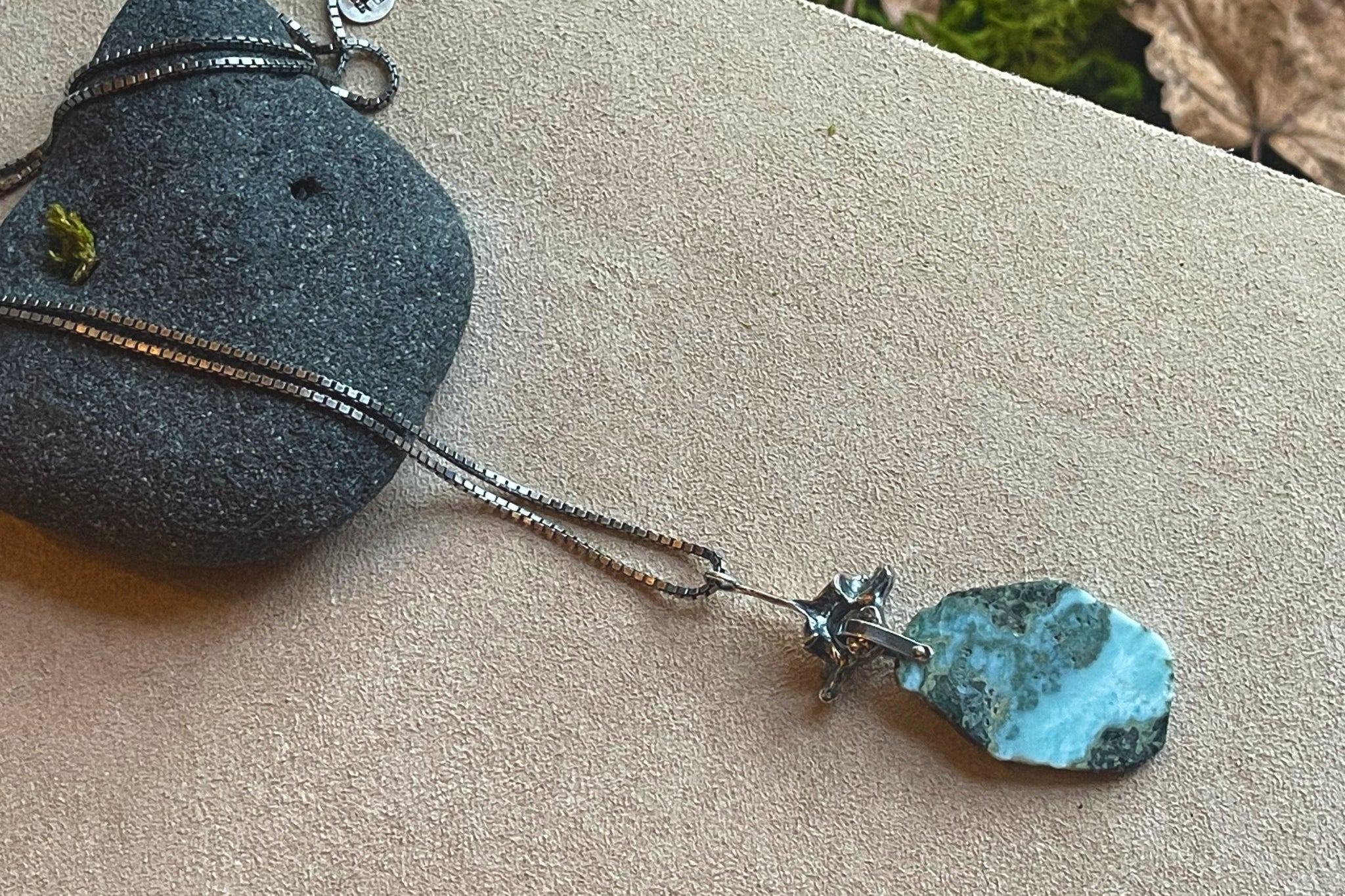 Larimar | Graves to Gardens Necklace | Ready to ship - cameraSHY cove