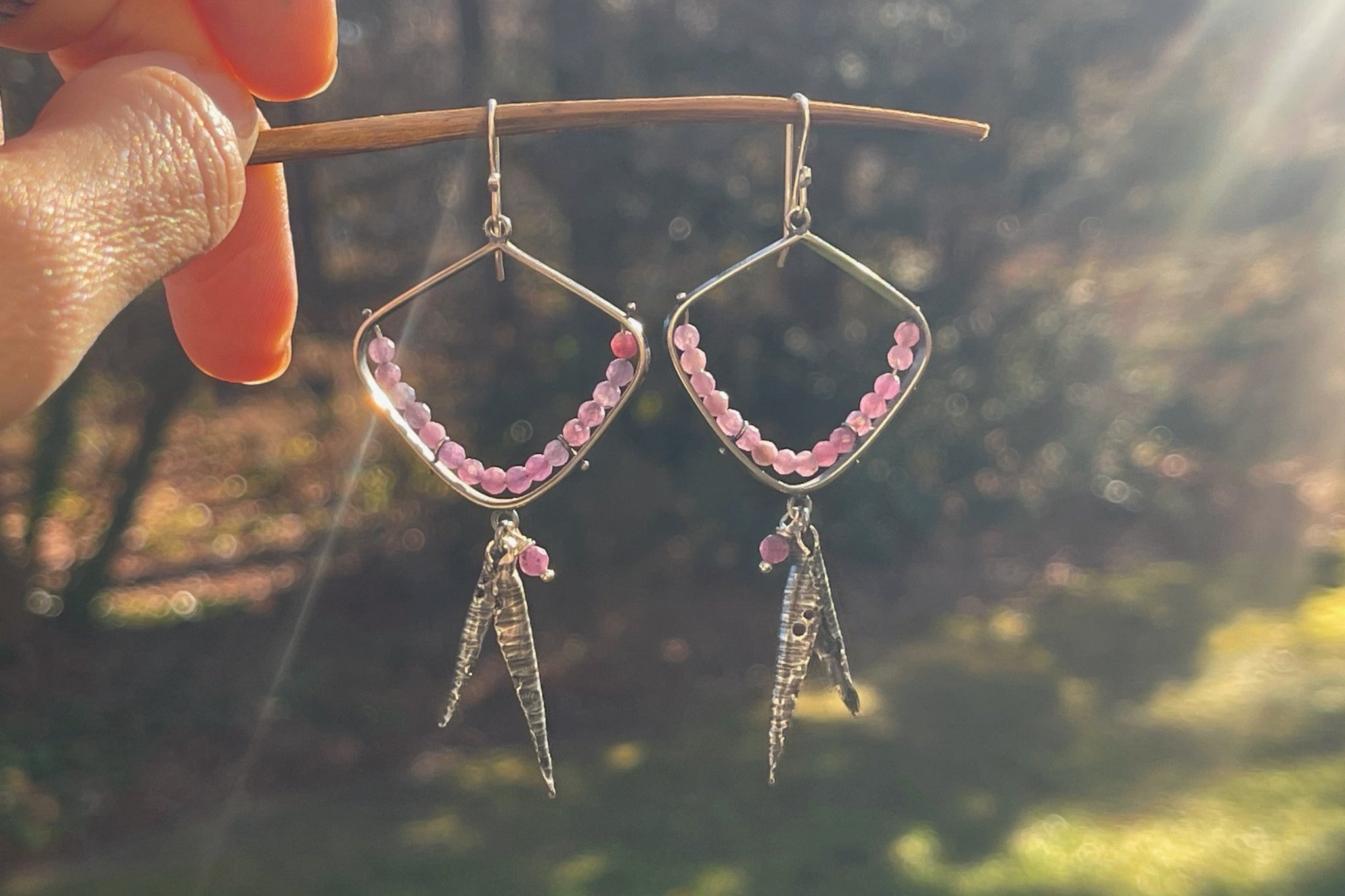 Ruby | Hull earrings | Ready to ship - cameraSHY cove