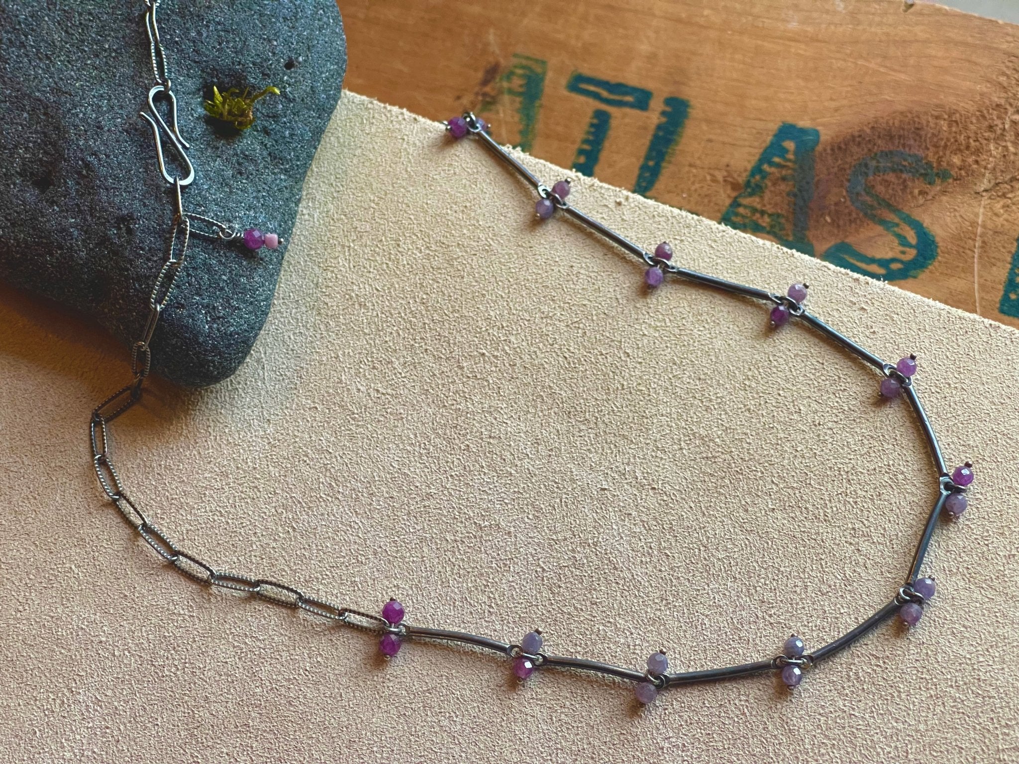 Ruby | Stix Necklace | Ready to Ship - cameraSHY cove