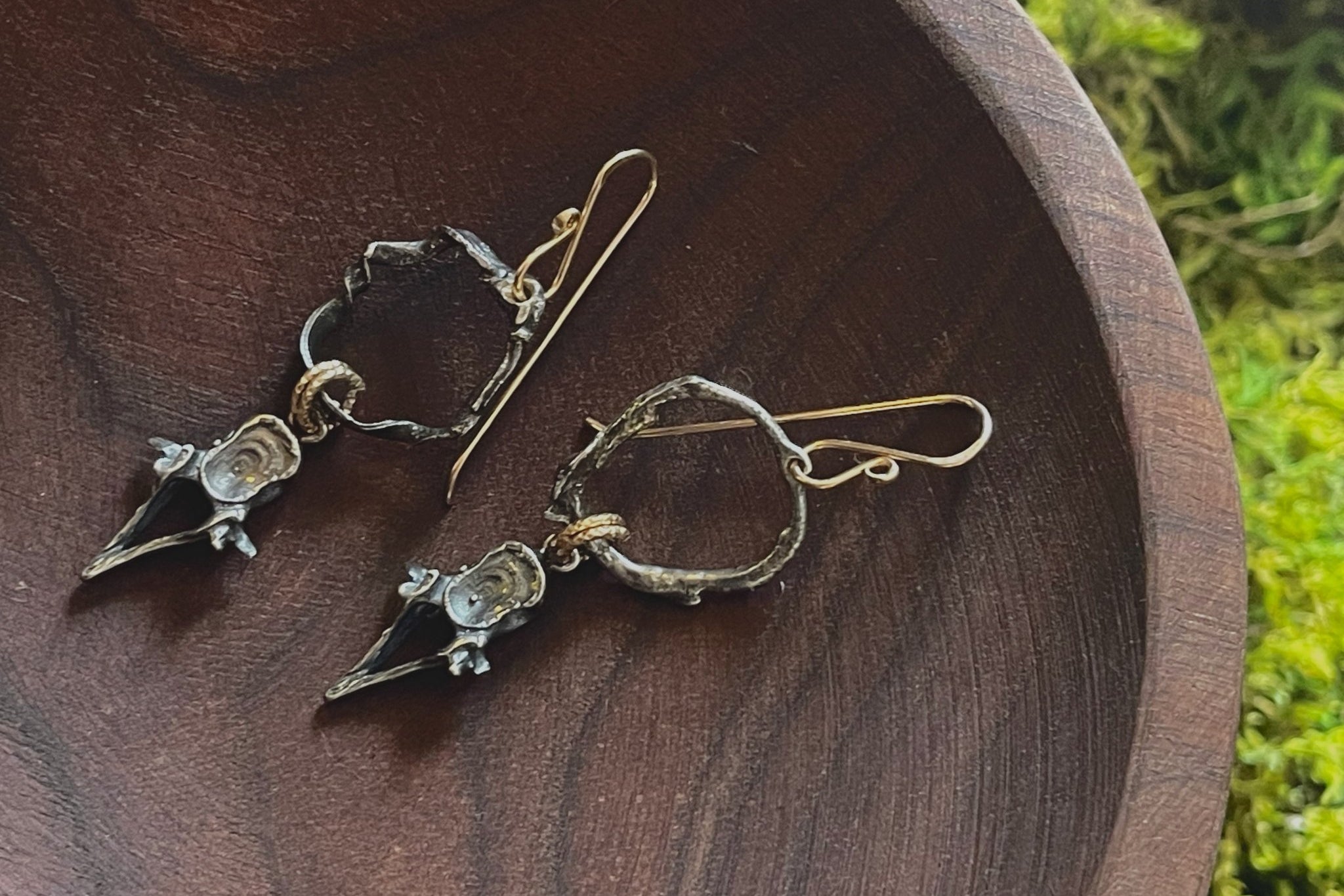 Shoreline earrings No. 2 | Mixed metal | Ready to ship - cameraSHY cove