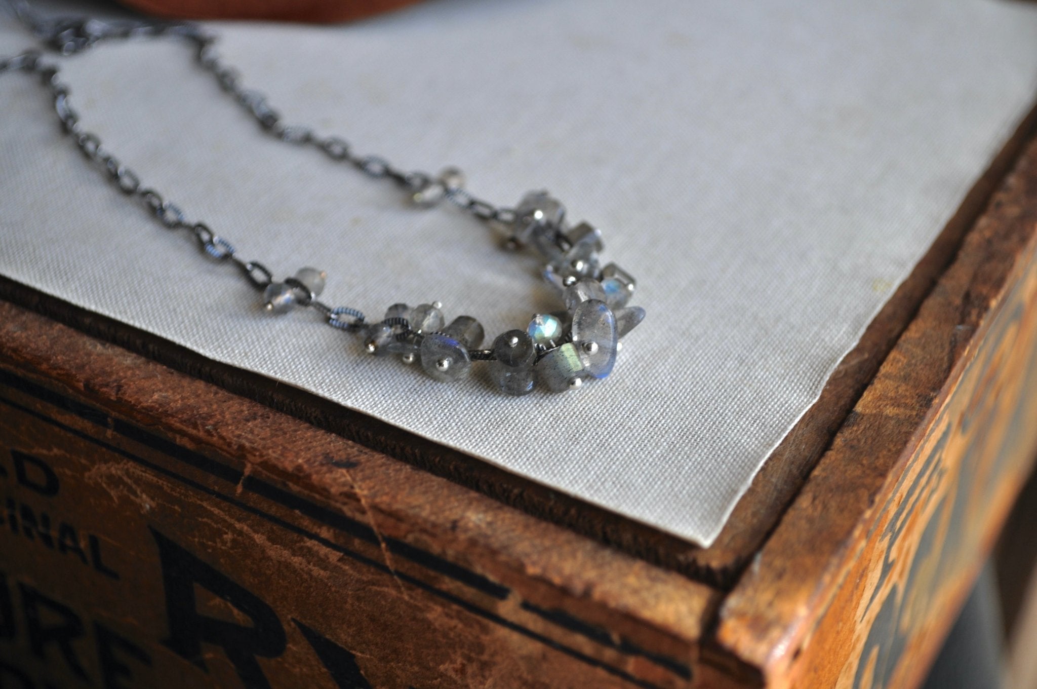 Stone choice | Barnacle Necklace | Made to order - cameraSHY cove