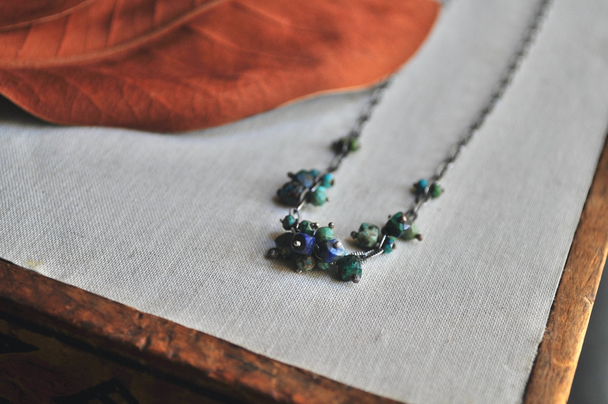 Stone choice | Barnacle Necklace | Made to order - cameraSHY cove