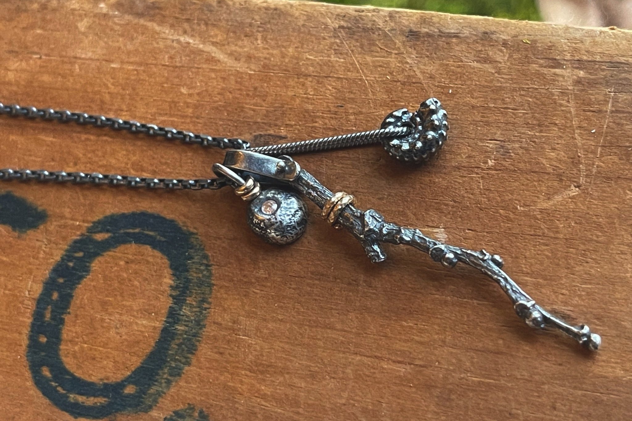 Trail Necklace | Mixed Metal | Ready to Ship - cameraSHY cove