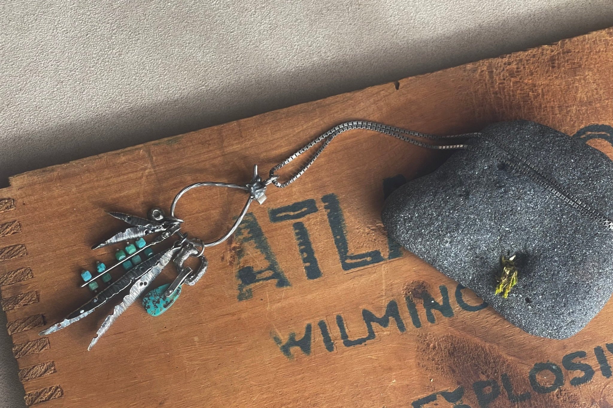 Turquoise | Forager Necklace | Ready to ship - cameraSHY cove