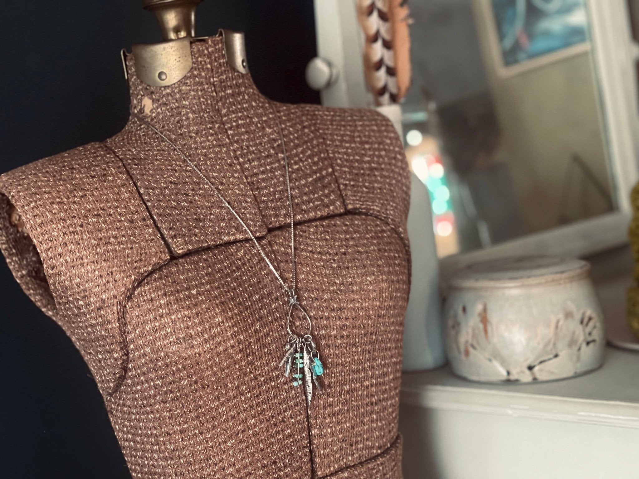 Turquoise | Forager Necklace | Ready to ship - cameraSHY cove