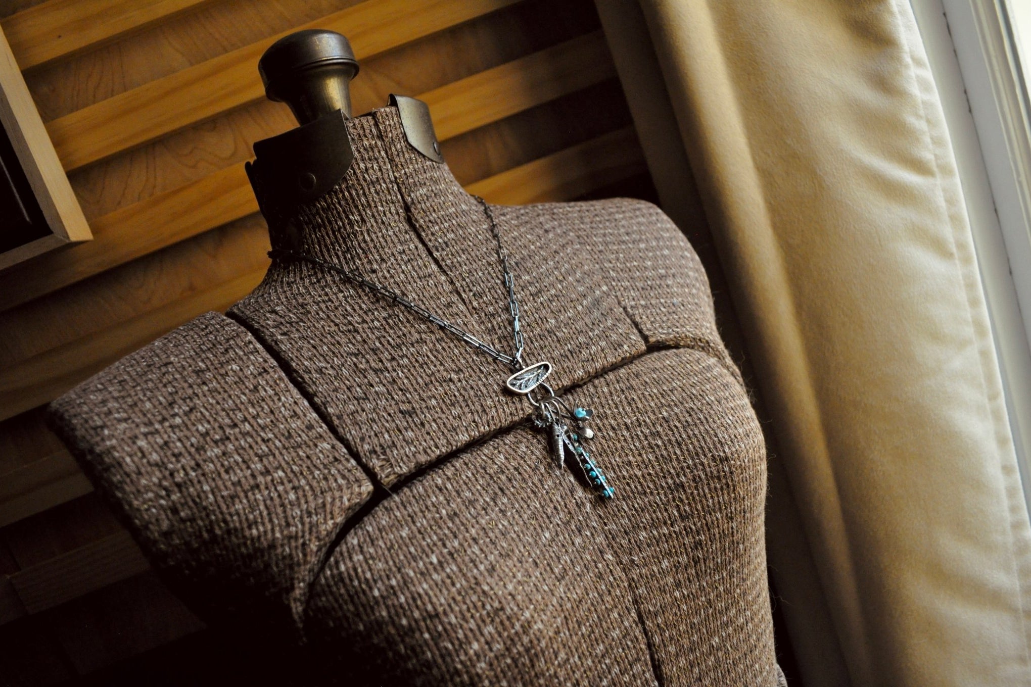 Turquoise Keeper Necklace | Ready to ship - cameraSHY cove