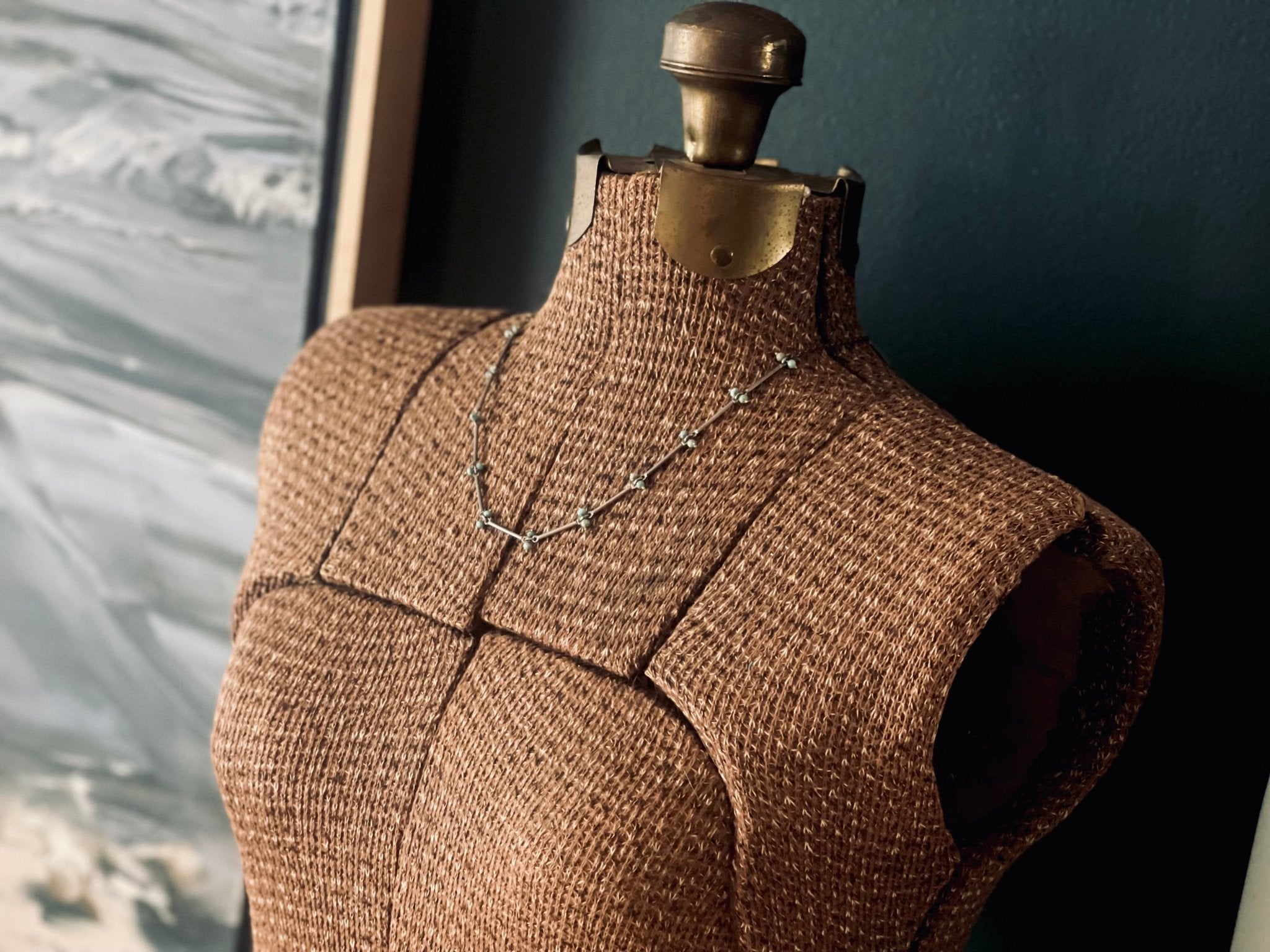 Turquoise | Stix Necklace | Ready to Ship - cameraSHY cove