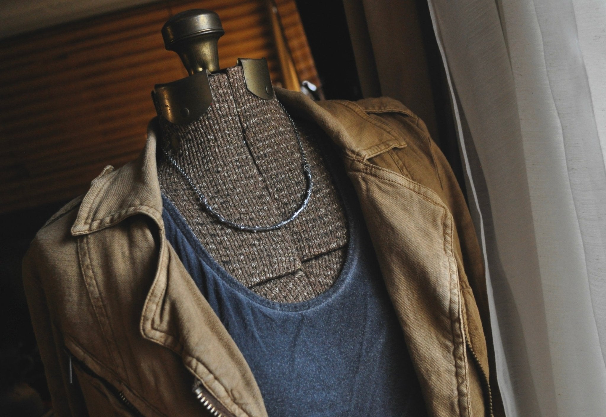 Twig Collar Necklace | Ready to Ship - cameraSHY cove