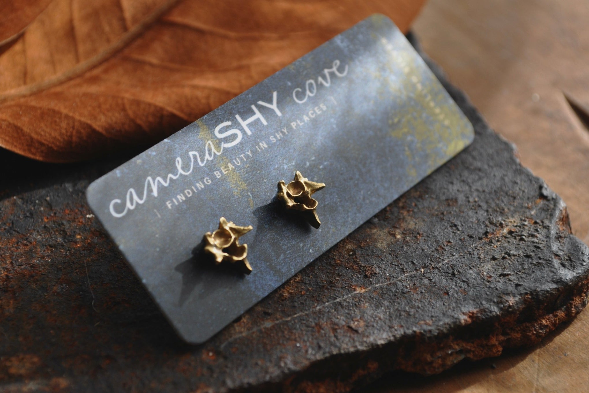 Vertebrae Studs | Ready to Ship - cameraSHY cove
