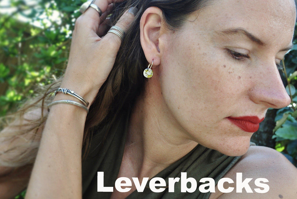 You pick. Leverback Earrings - cameraSHY cove