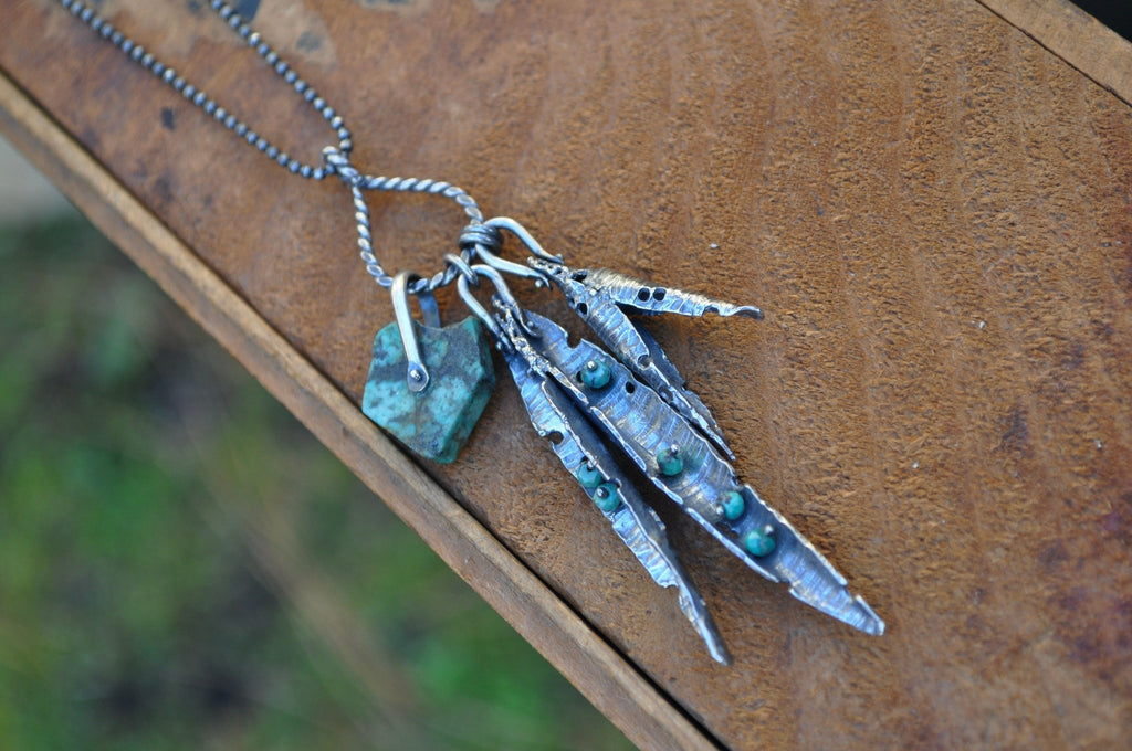 African Turquoise Keeper Necklace | Ready to ship - cameraSHY cove