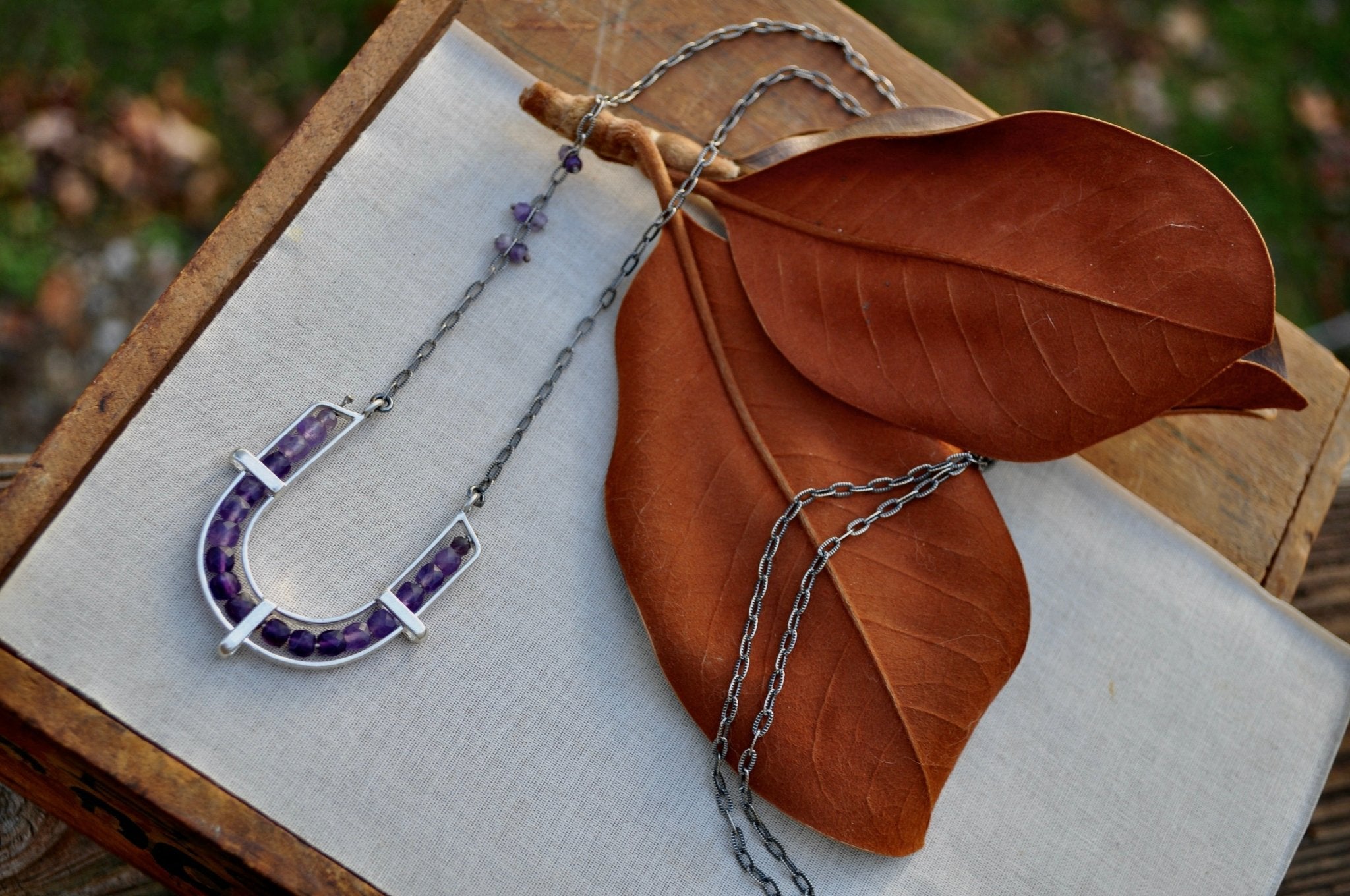 Amethyst | Ravine Necklace | Ready to Ship - cameraSHY cove