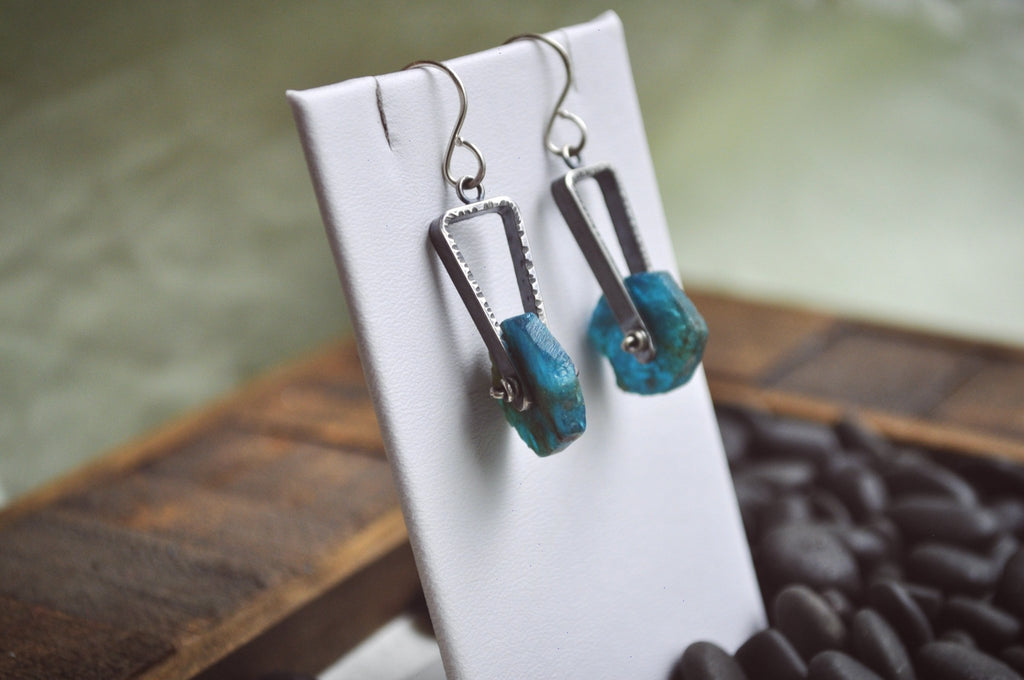 Apatite | Axel Earrings | Ready to ship - cameraSHY cove