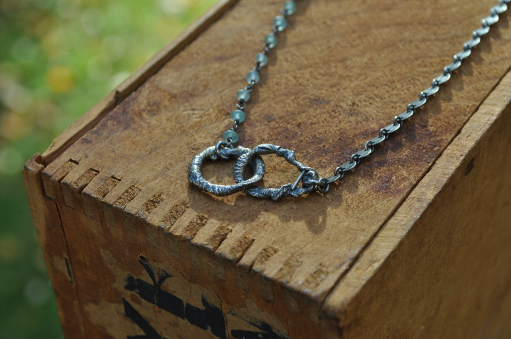 Apatite Linx Necklace | Ready to ship - cameraSHY cove