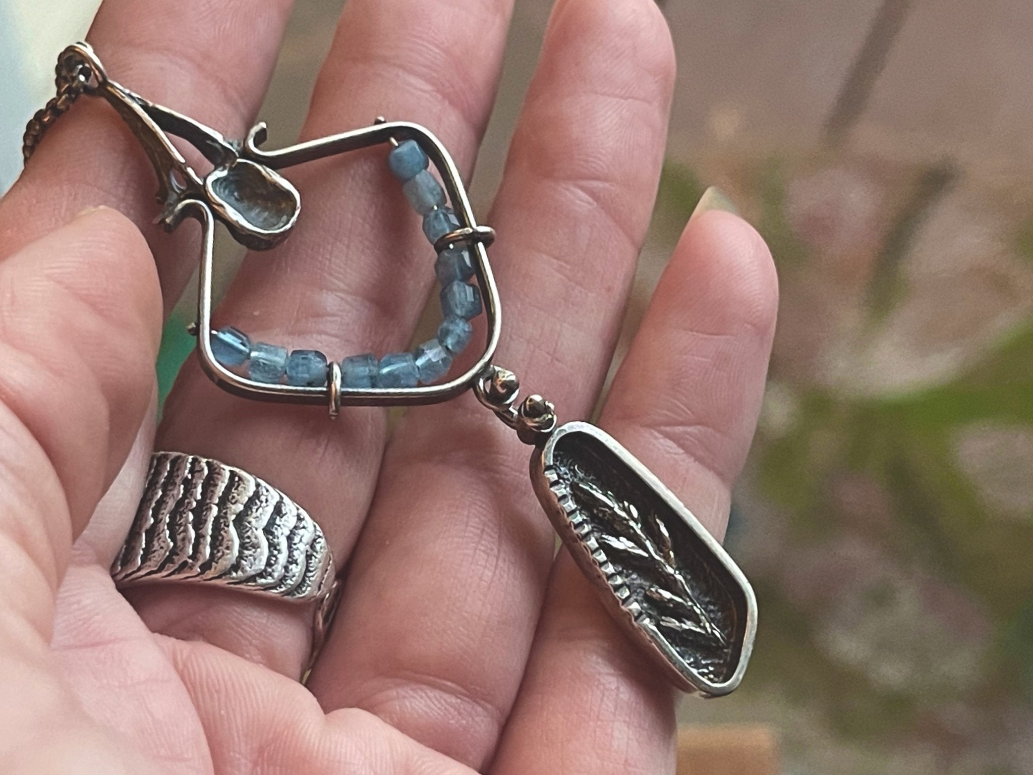 Aquamarine | Naturalista Necklace | Ready to Ship - cameraSHY cove