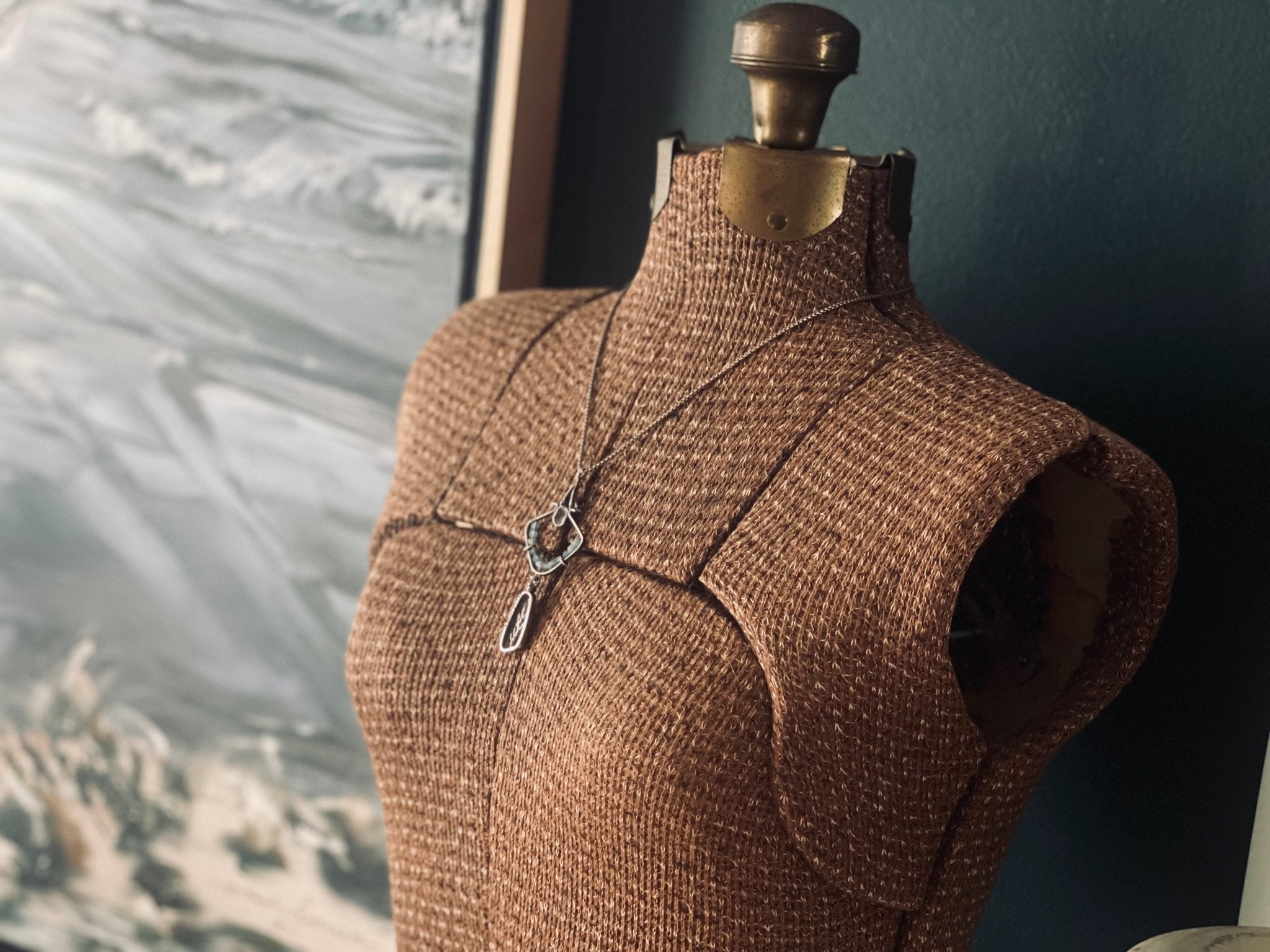 Aquamarine | Naturalista Necklace | Ready to Ship - cameraSHY cove