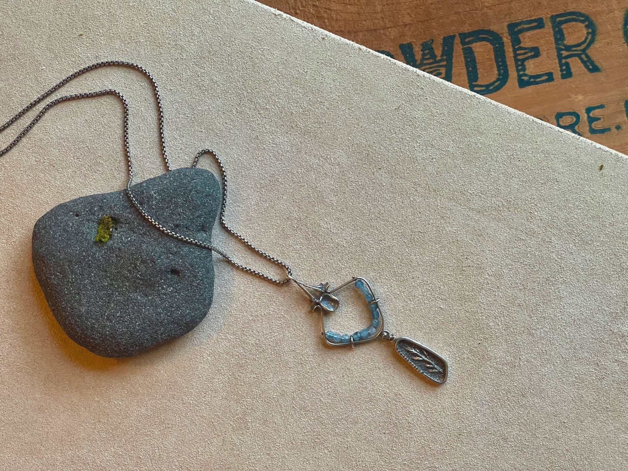 Aquamarine | Naturalista Necklace | Ready to Ship - cameraSHY cove