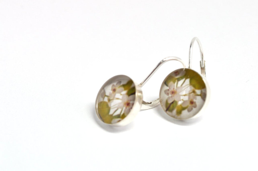 BLOOM. Leverback Earrings. Made to Order - cameraSHY cove