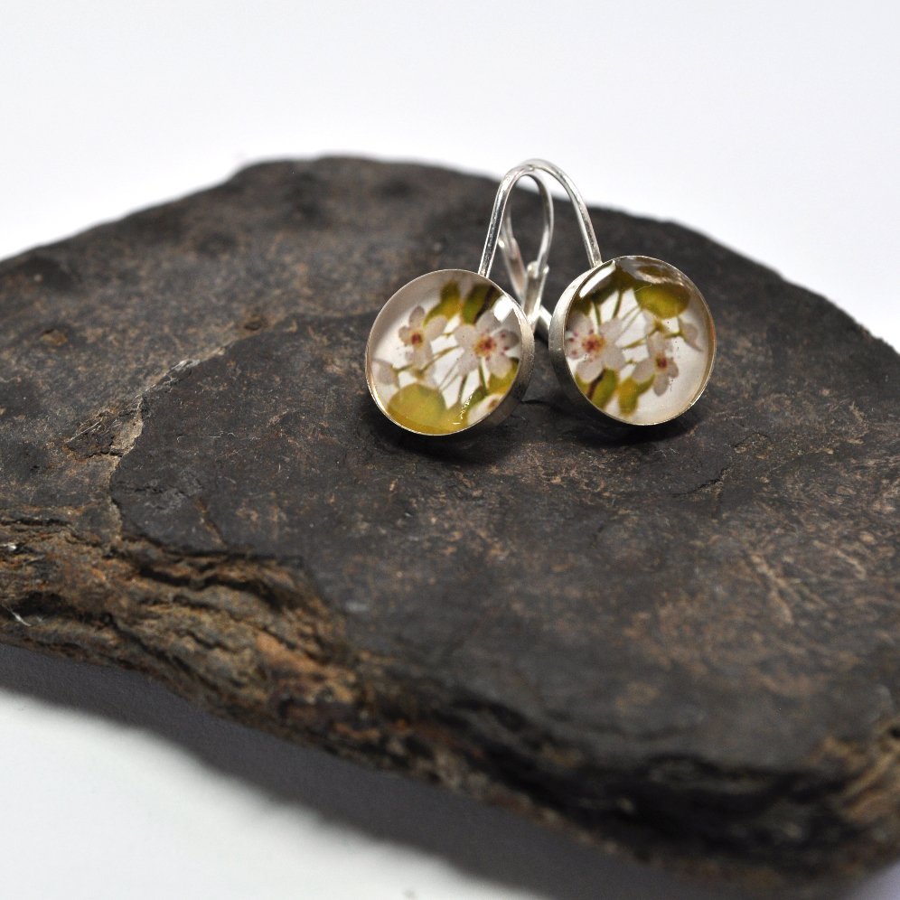 BLOOM. Leverback Earrings. Made to Order - cameraSHY cove