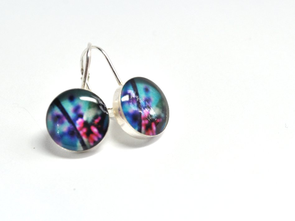 BUDDING. Leverback Earrings. Made to order - cameraSHY cove