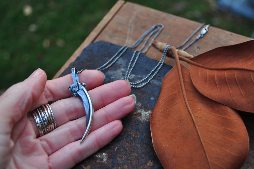 Claw Necklace | Ready to ship - cameraSHY cove