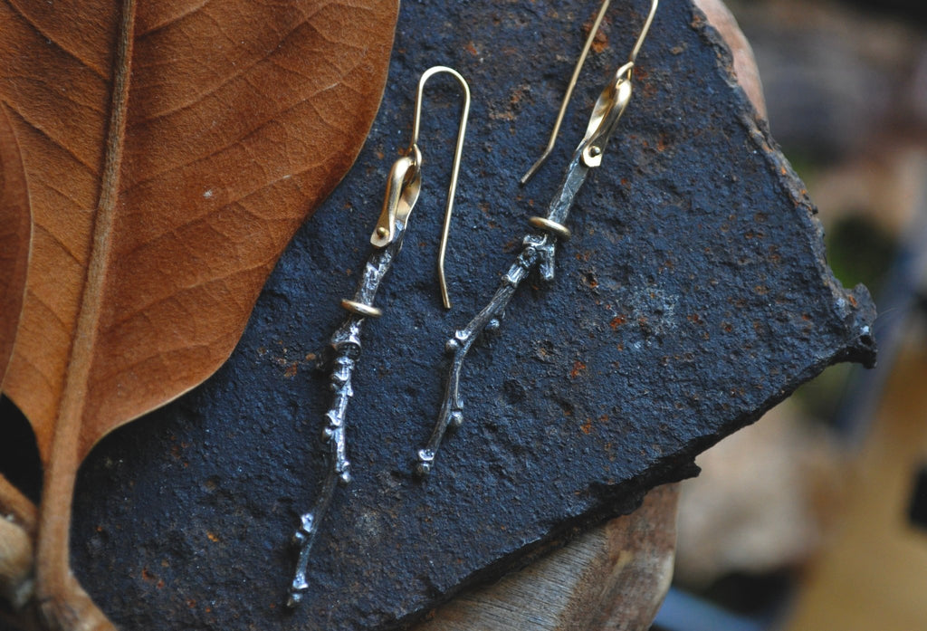 Dogwood Twig Earrings | Ready to Ship - cameraSHY cove