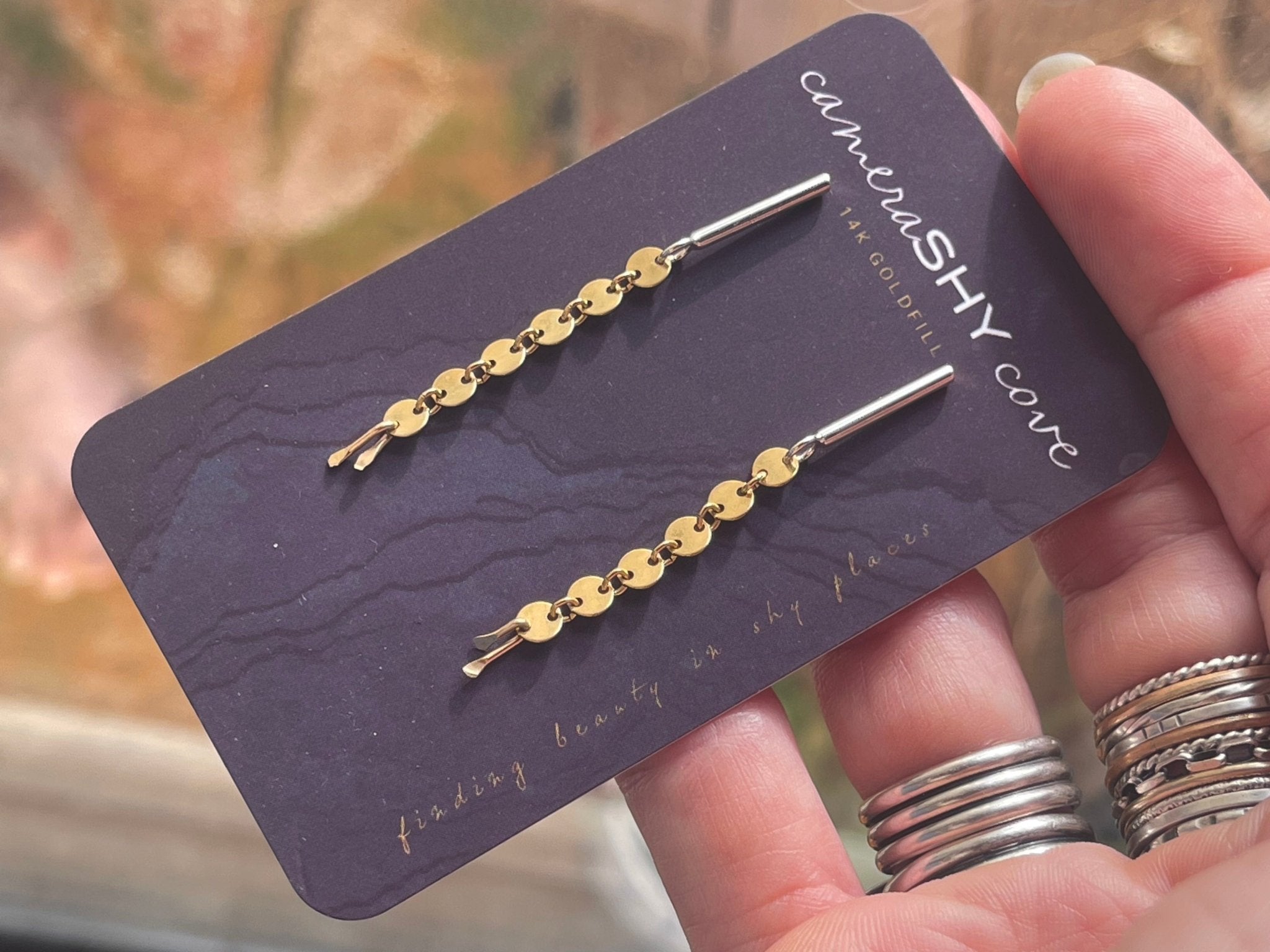 Fringe | Mixed Metal Earrings - cameraSHY cove