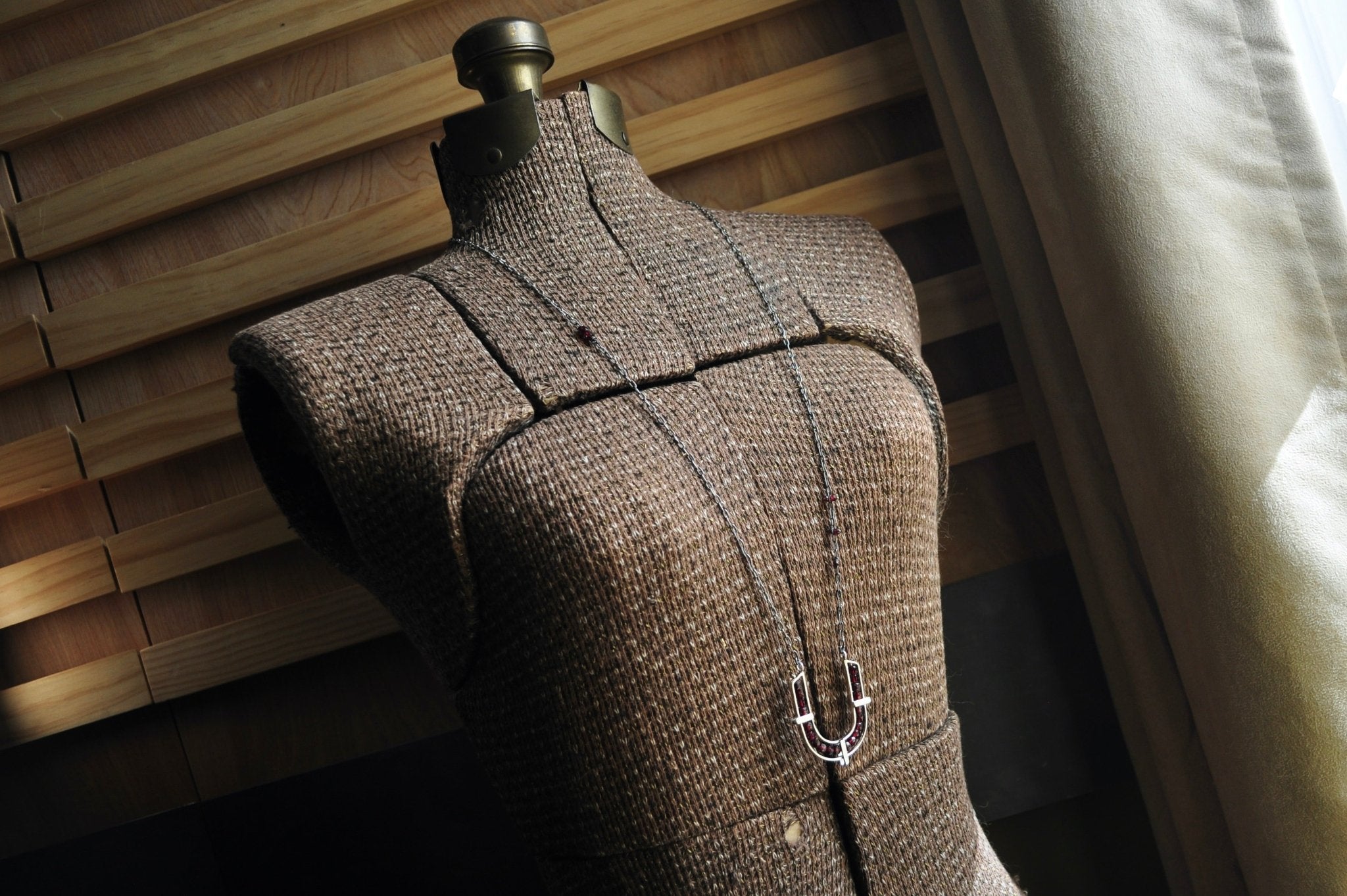 Garnet | Ravine Necklace | Ready to Ship - cameraSHY cove