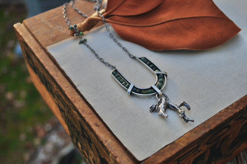 Green Ravine | Origen Necklace | Ready to ship - cameraSHY cove