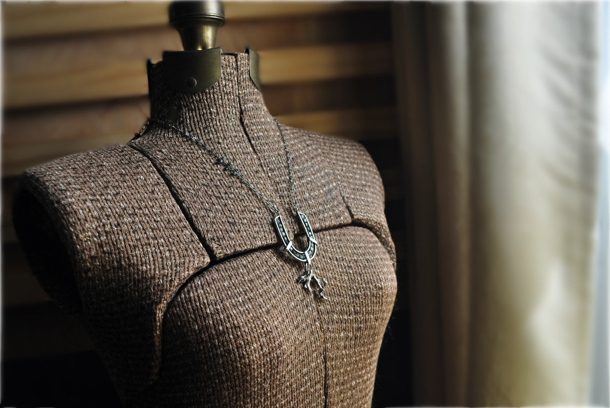 Green Ravine | Origen Necklace | Ready to ship - cameraSHY cove