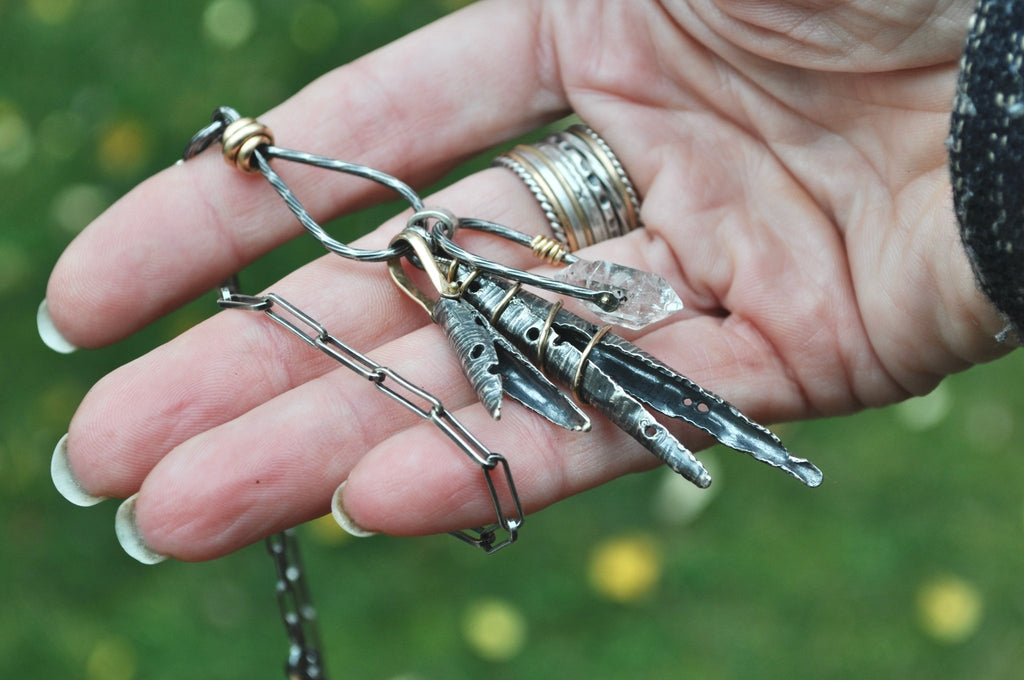 Herkimer Forager Necklace | Made to order - cameraSHY cove