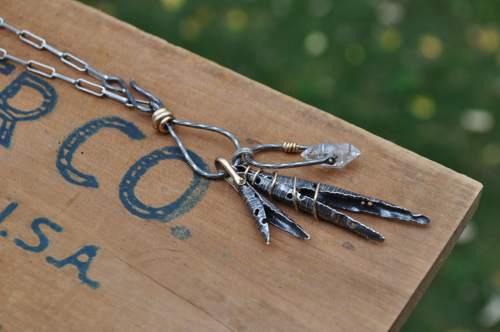 Herkimer Forager Necklace | Made to order - cameraSHY cove