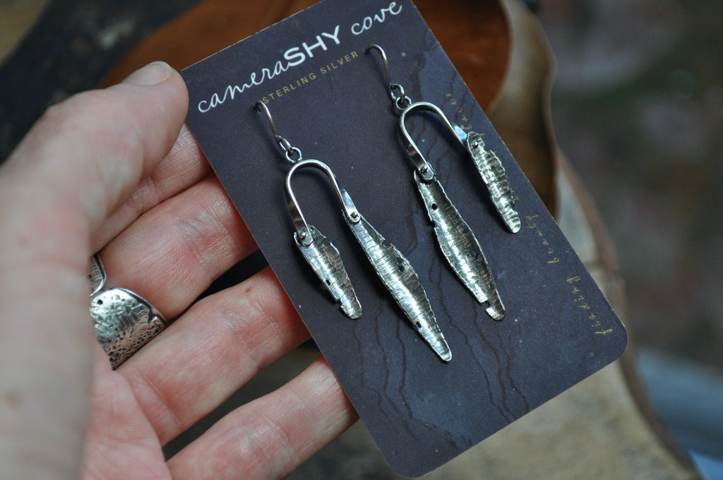 Husk Earrings | Made to order - cameraSHY cove