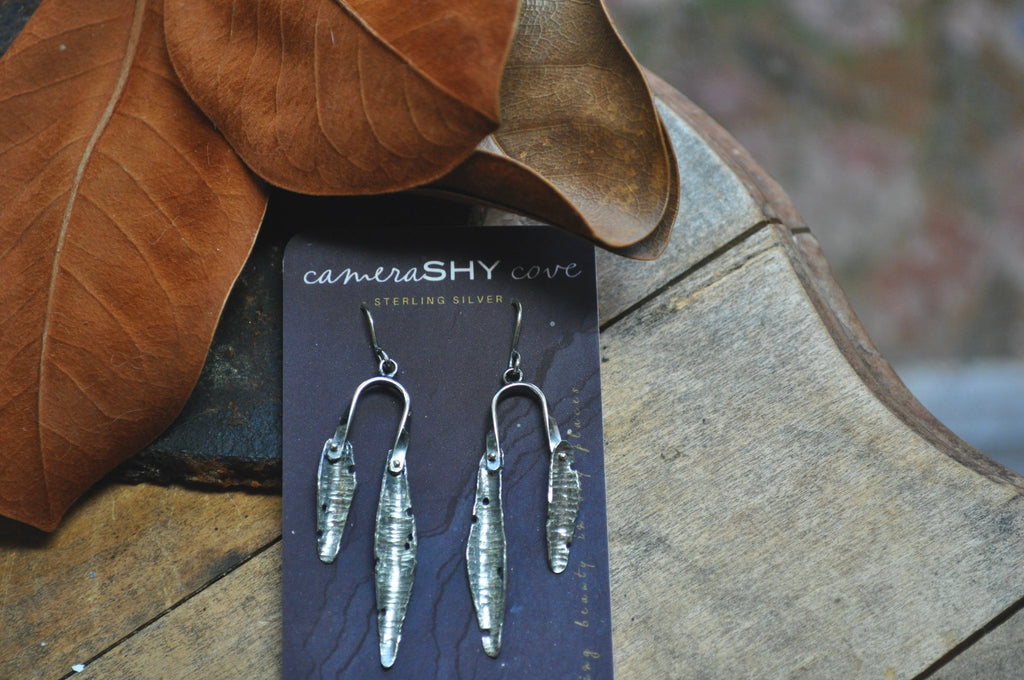 Husk Earrings | Made to order - cameraSHY cove