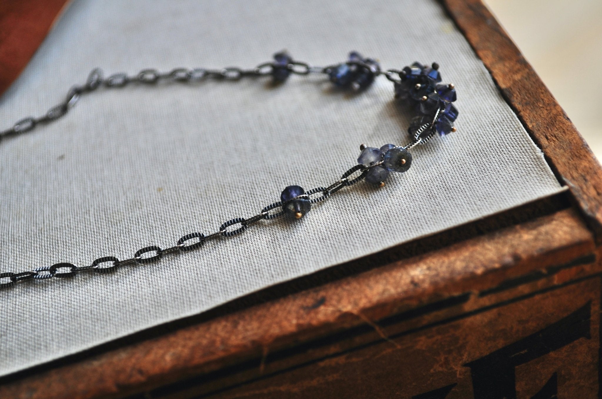 Iolite | Barnacle Necklace | Ready to Ship - cameraSHY cove