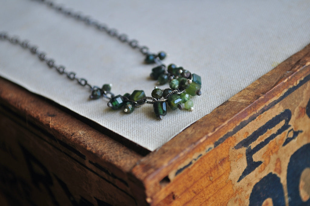 Jade | Barnacle Necklace | Ready to Ship - cameraSHY cove