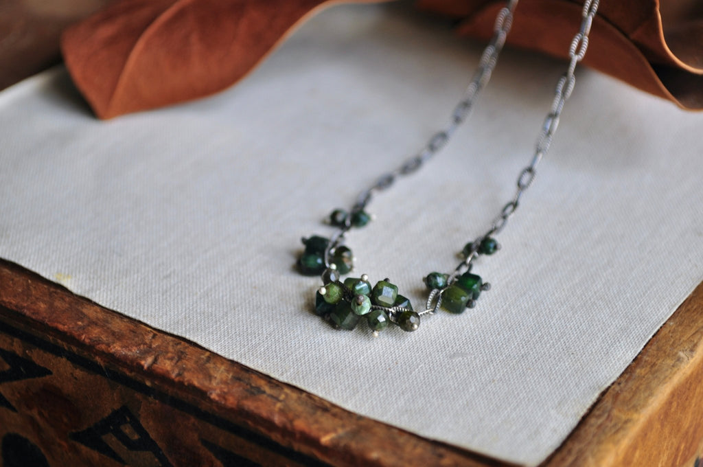 Jade | Barnacle Necklace | Ready to Ship - cameraSHY cove