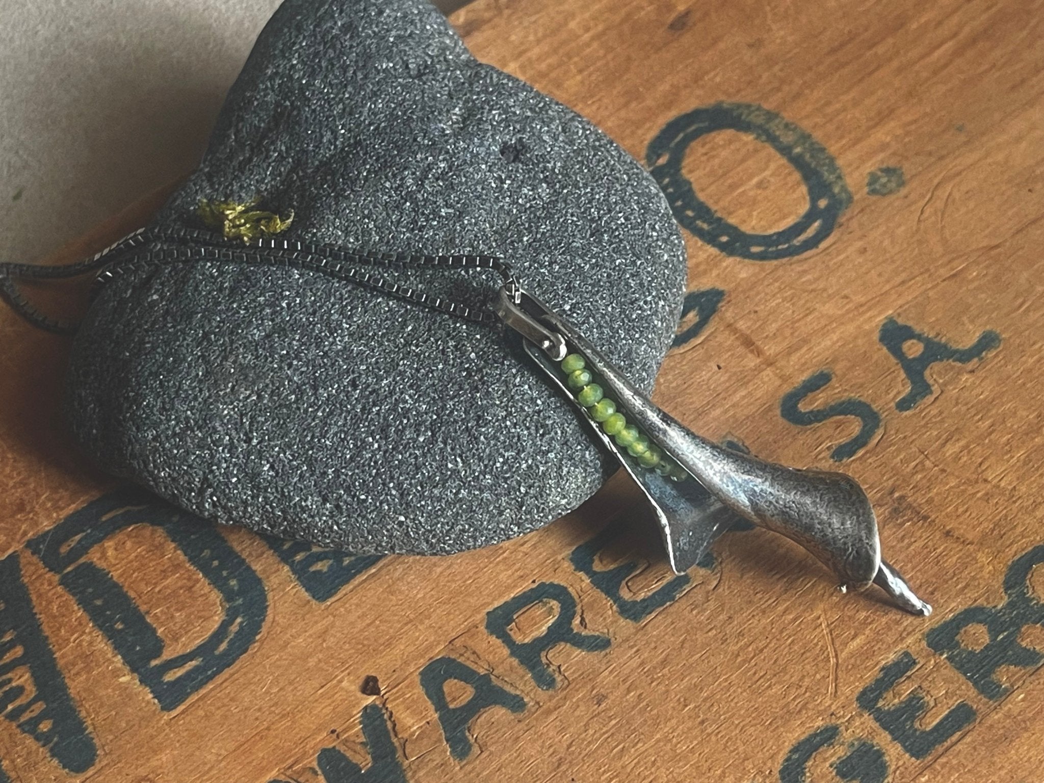 Jade | Beachcomber Necklace | Ready to Ship - cameraSHY cove